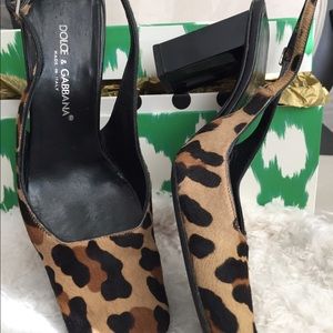 Dolce & Gabbana Skin Slingbacks